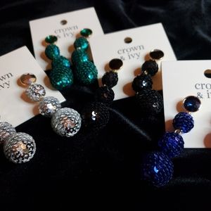 Crown and Ivy earrings